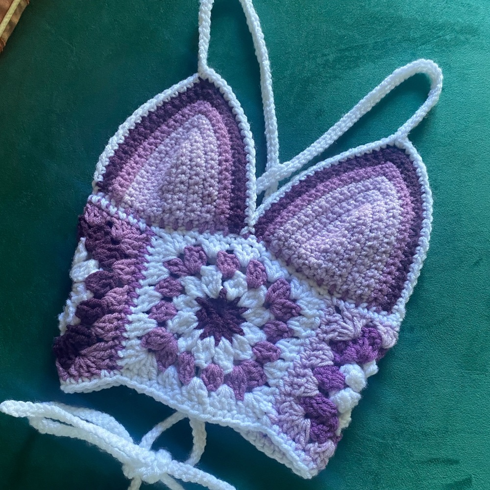 Crochet tank top 💜